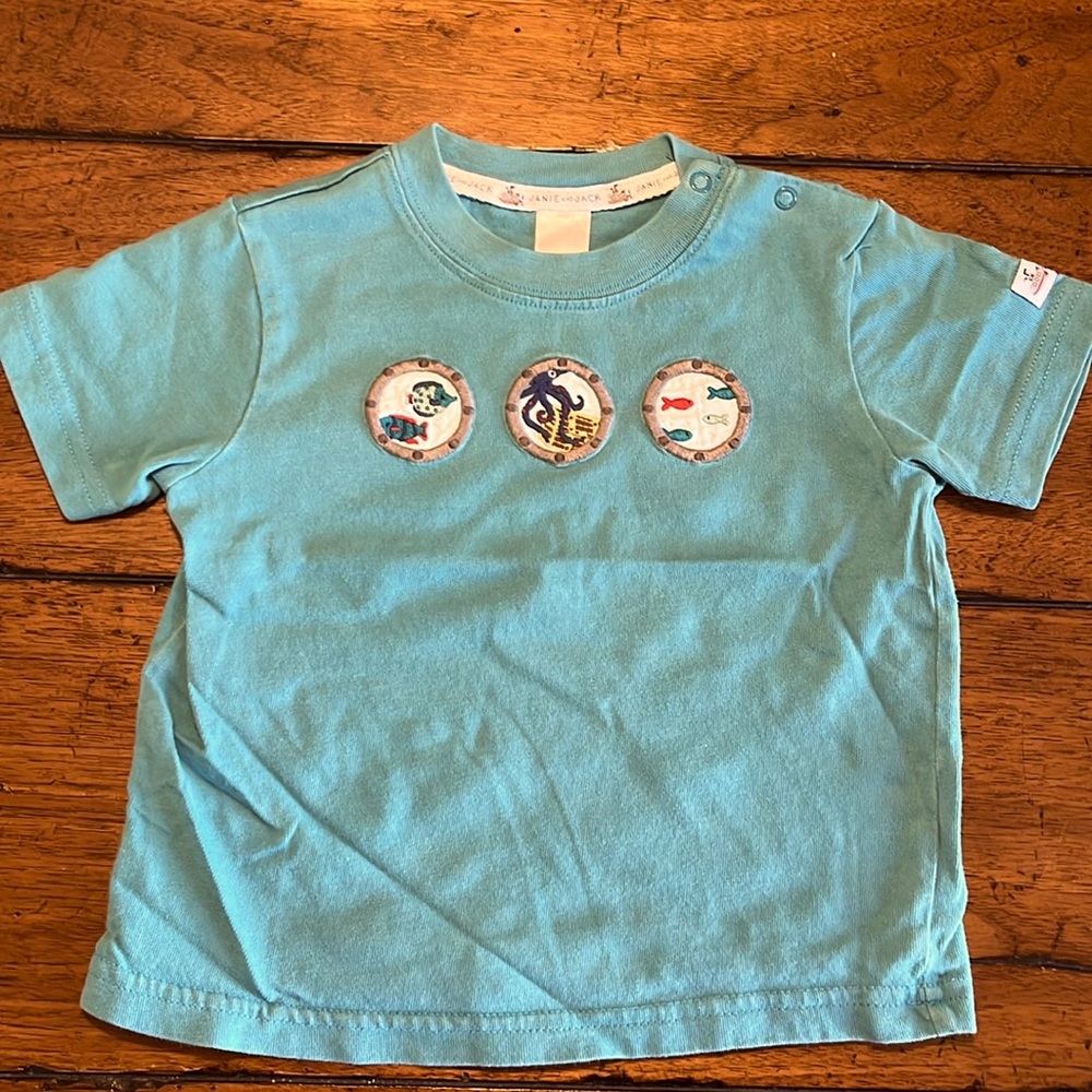 Janie and Jack Ocean Tee